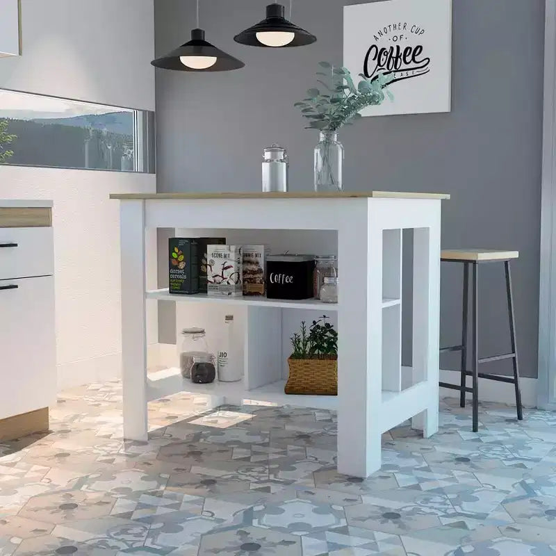 Îlot de cuisine Cala blanc