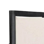 Miroir de commode avec design biseauté, bois massif gris cendré 38x42