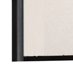 Miroir de commode avec design biseauté, bois massif gris cendré 38x42