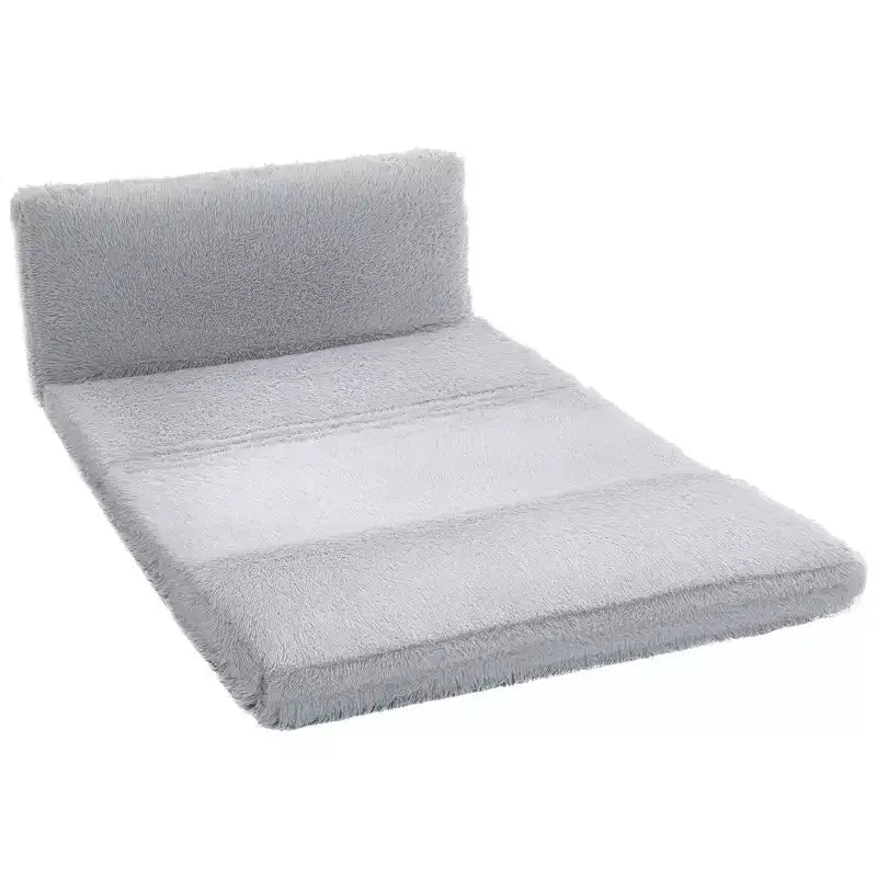 Canapé-lit pliable en mousse rembourré, matelas de sol large et moelleux, canapé mural transformable