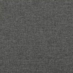 Cadre de lit en tissu gris foncé (100 % polyester), contreplaqué, bois composite