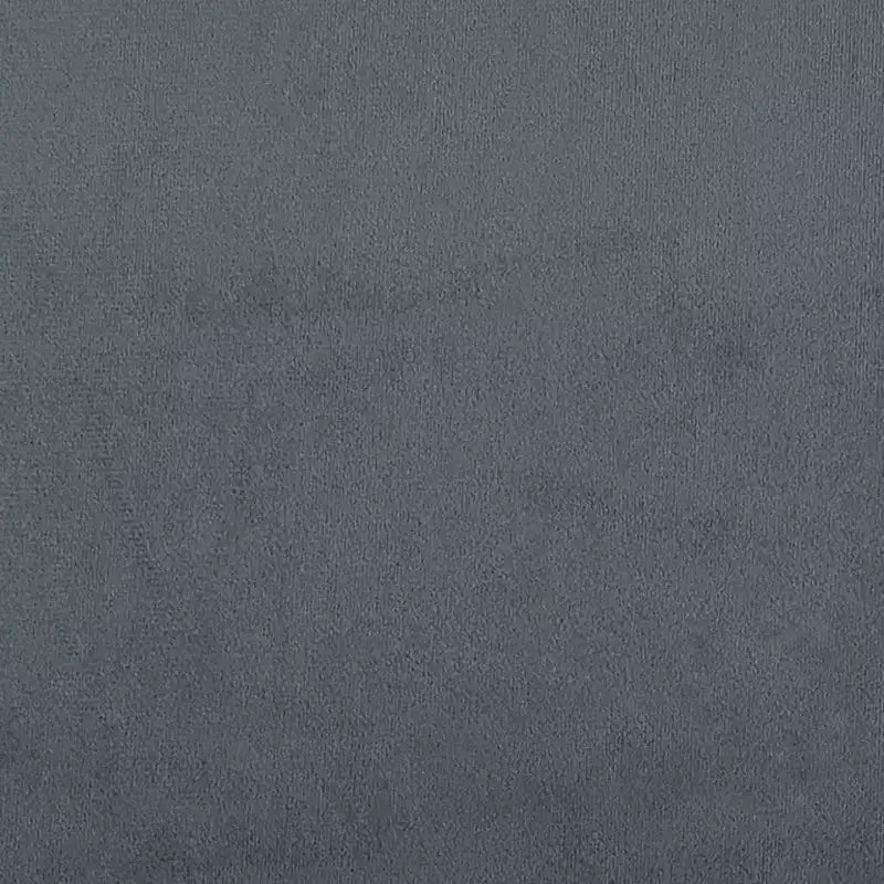 Cadre de lit avec tête de lit velours gris foncé California King Moderne