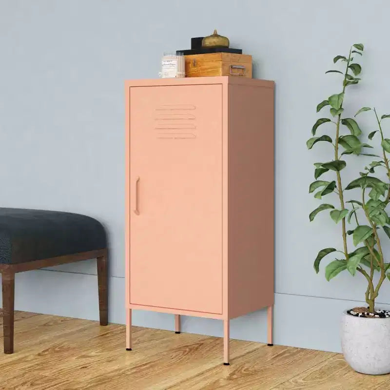 Armoire de rangement, classeur autoportant avec étagères pour bureau, en acier