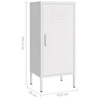 Armoire de rangement, classeur autoportant avec étagères pour bureau, en acier