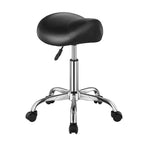 Ergonomic Saddle Stool with Wheels, Height Adjustable Rolling Chair, 450 lb Capacity